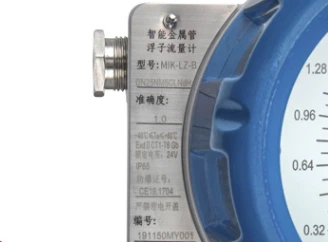 Flow Meter Liquid Gas Metal Tube Rotameter